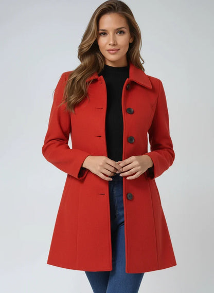 Women's Timeless A-Line Wool Coat